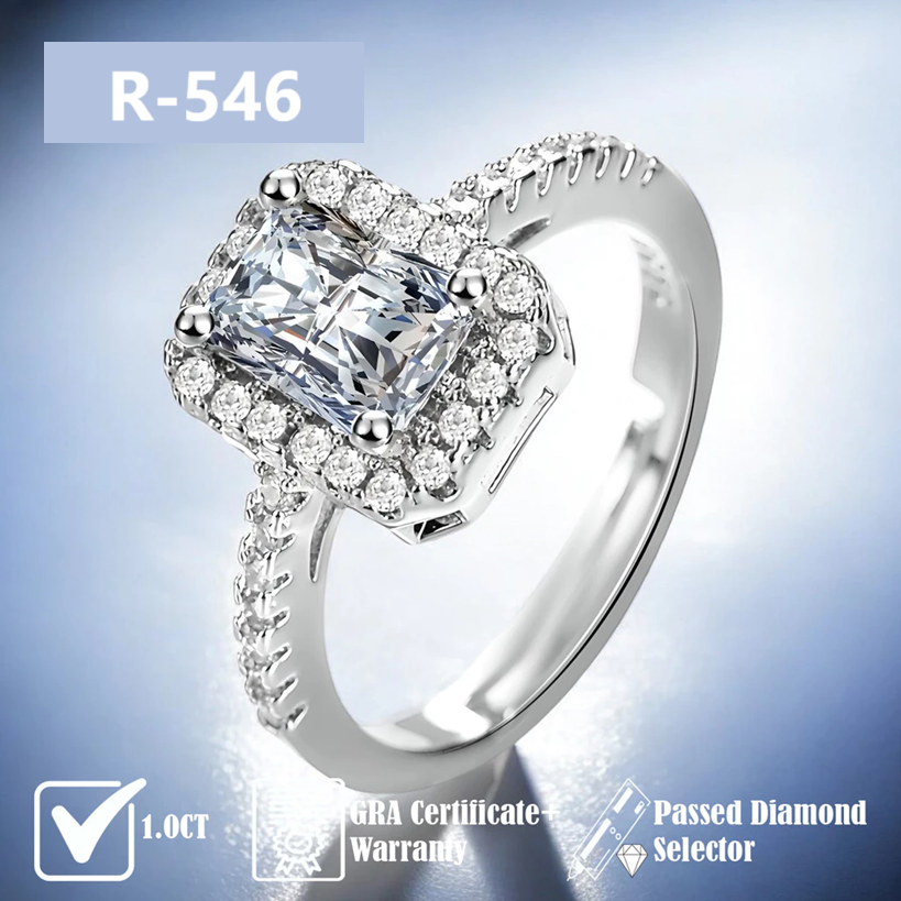 Moissanite Ring Women's - BOXALOTA