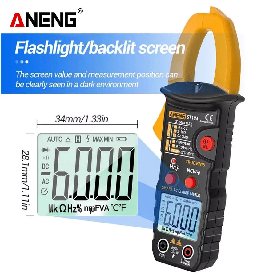 ST184 Digital Clamp Multimeter - BOXALOTA