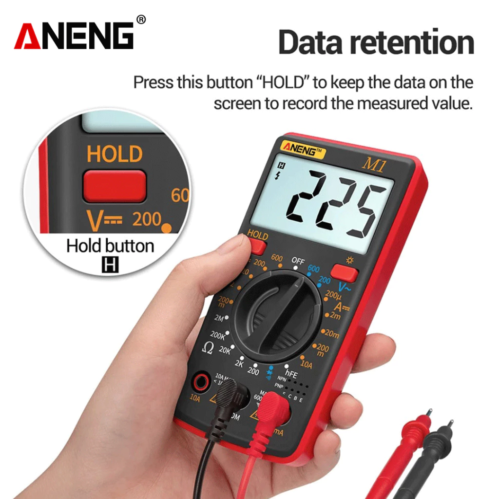 M1 Digital Multimeter is a versatile voltage tester - BOXALOTA