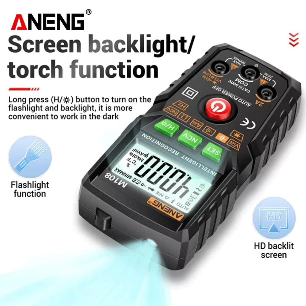 M108 Digital Multimeter is a compact - BOXALOTA