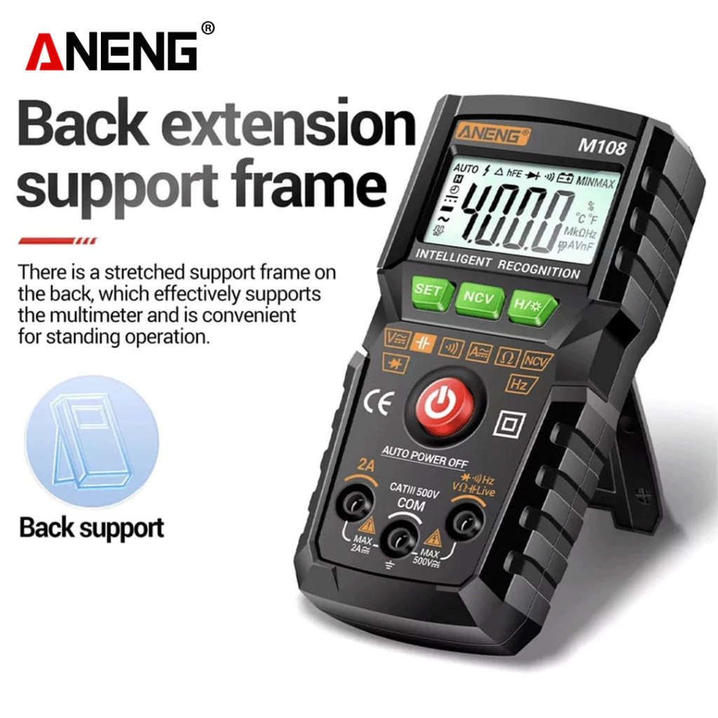 M108 Digital Multimeter is a compact - BOXALOTA