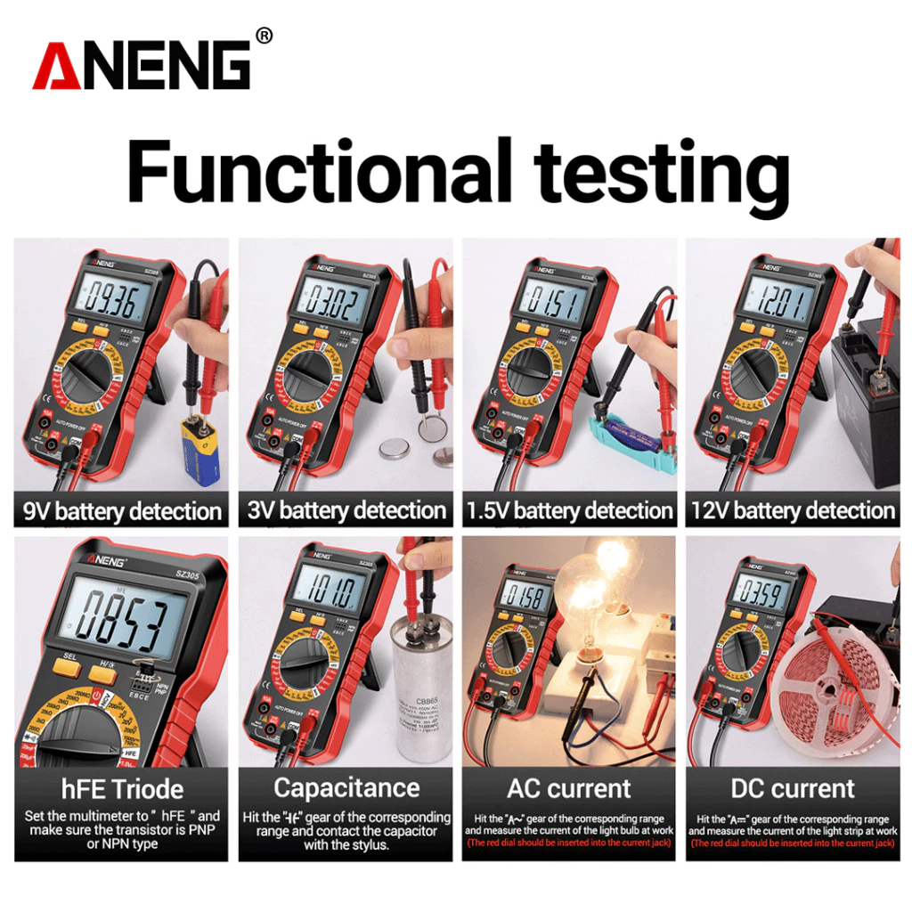 Aneng SZ305 Multifunction Digital Multimeter - BOXALOTA