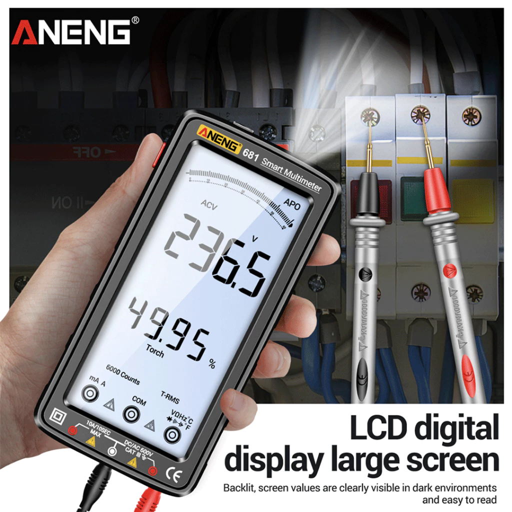 Aneng 681 Pro Smart Digital Multimeter - BOXALOTA