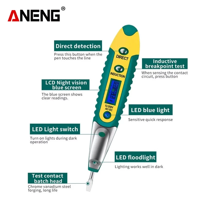 VD700 Test Pen is a Non-Contact AC Voltage Detector - BOXALOTA