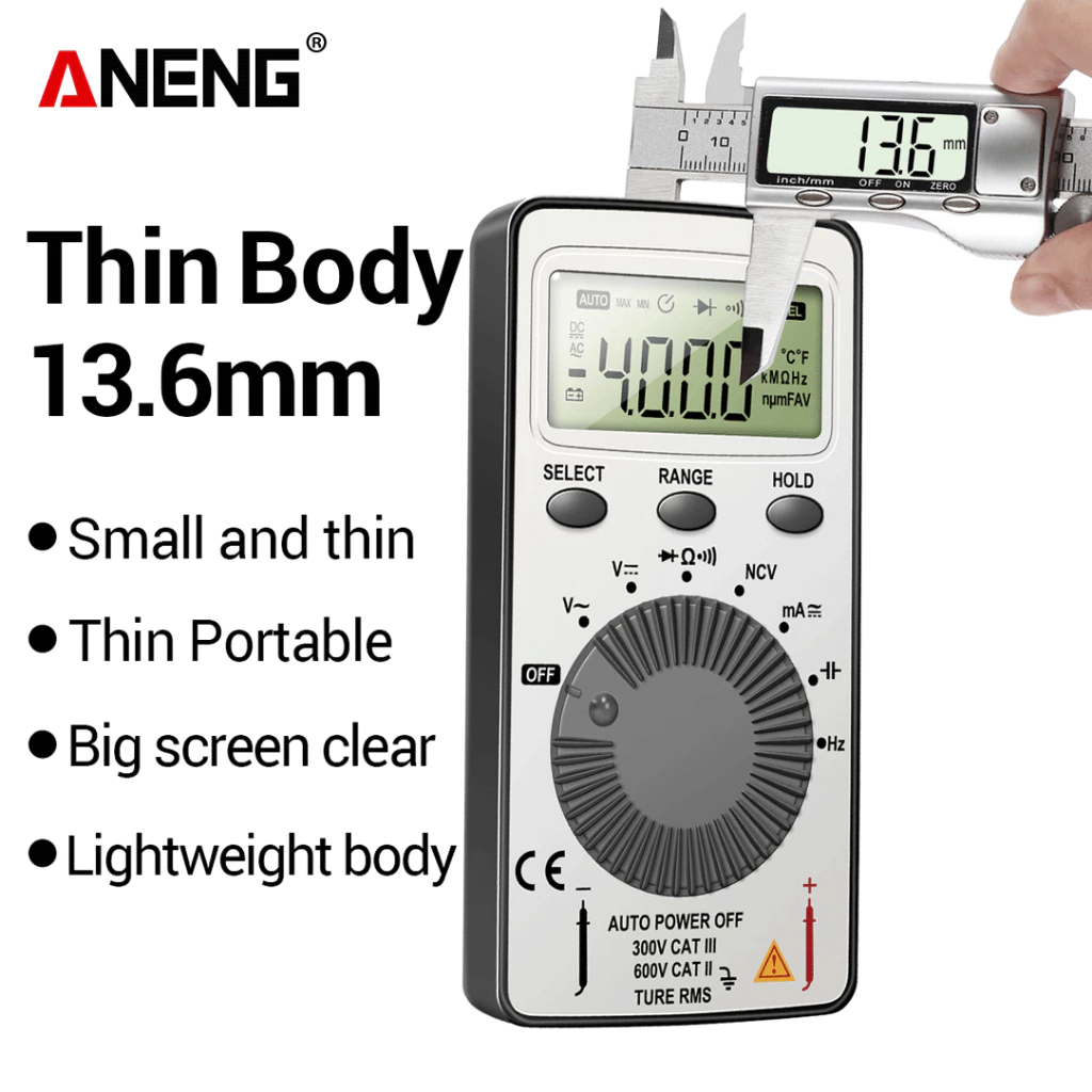 Portable LCD AC/DC Digital Multimeter - BOXALOTA