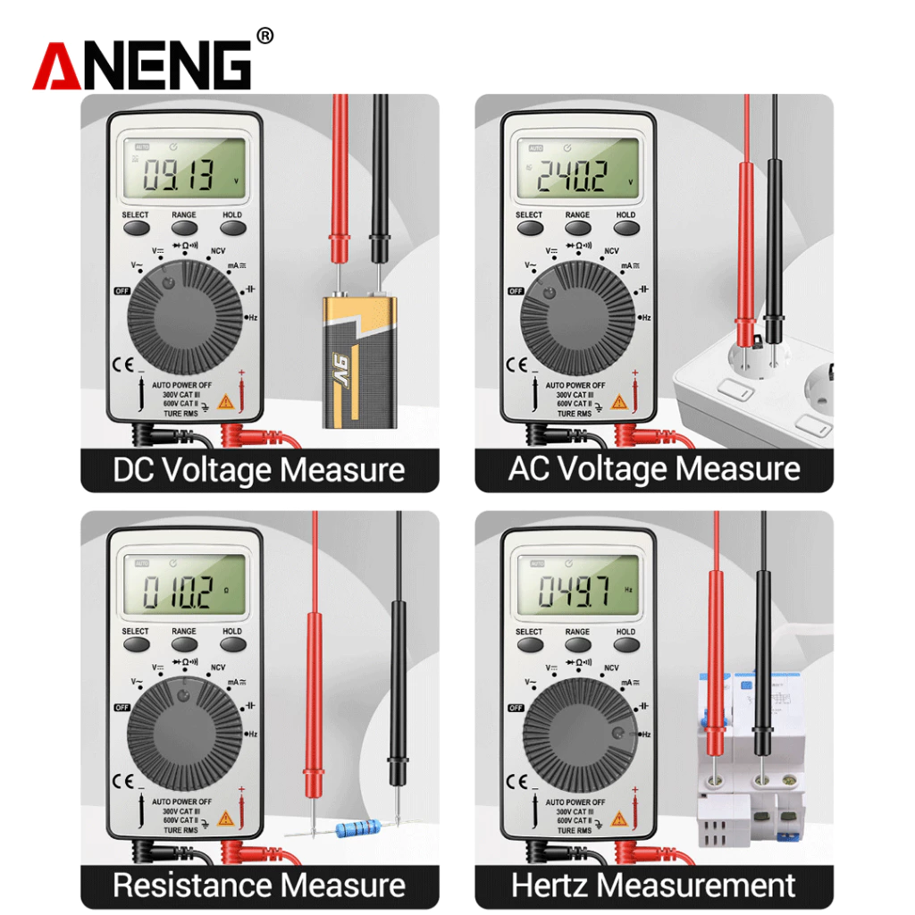 Portable LCD AC/DC Digital Multimeter - BOXALOTA