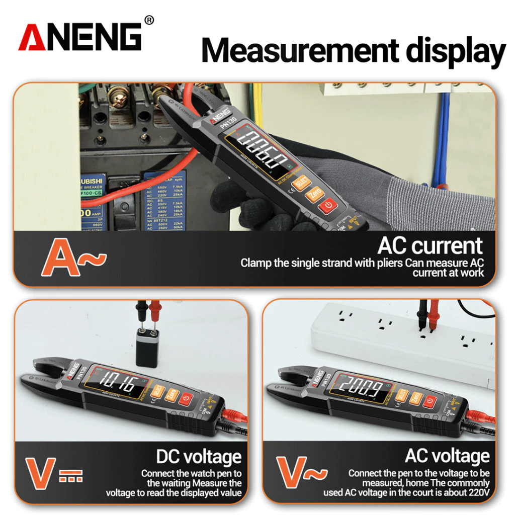 PN130 U-shaped Clamp Meter - BOXALOTA