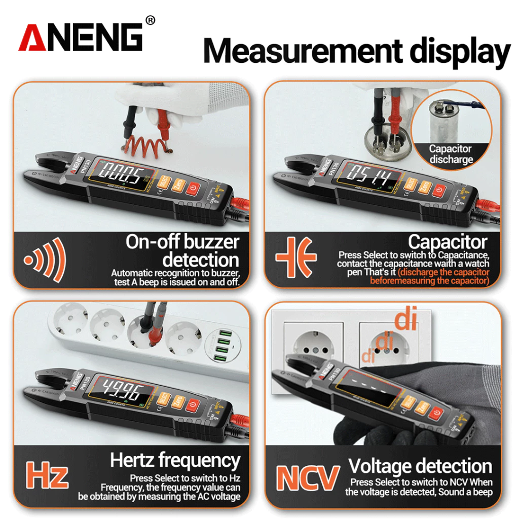 PN130 U-shaped Clamp Meter - BOXALOTA