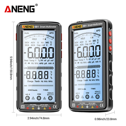 Aneng 681 Pro Smart Digital Multimeter - BOXALOTA