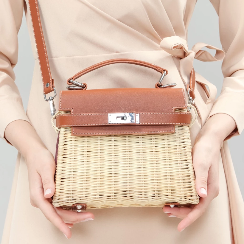 Rattan Handbag - BOXALOTA