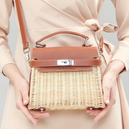 Rattan Handbag - BOXALOTA