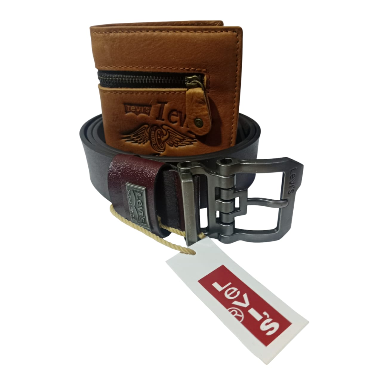 Levi's Belt And Wallet - BOXALOTA