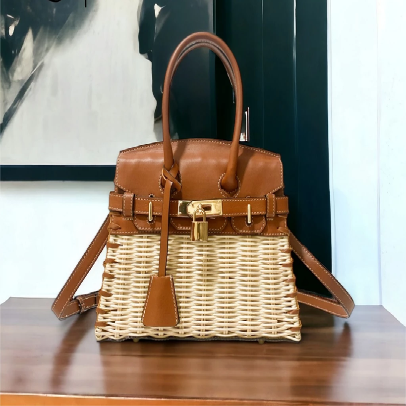 Grace Rattan Bag - BOXALOTA