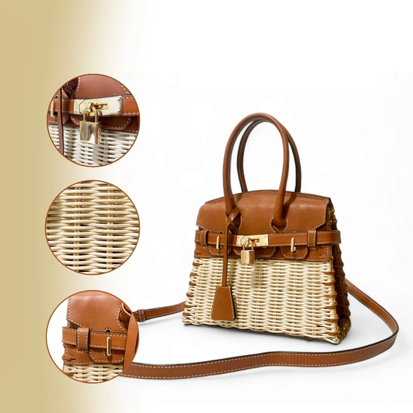 Grace Rattan Bag - BOXALOTA