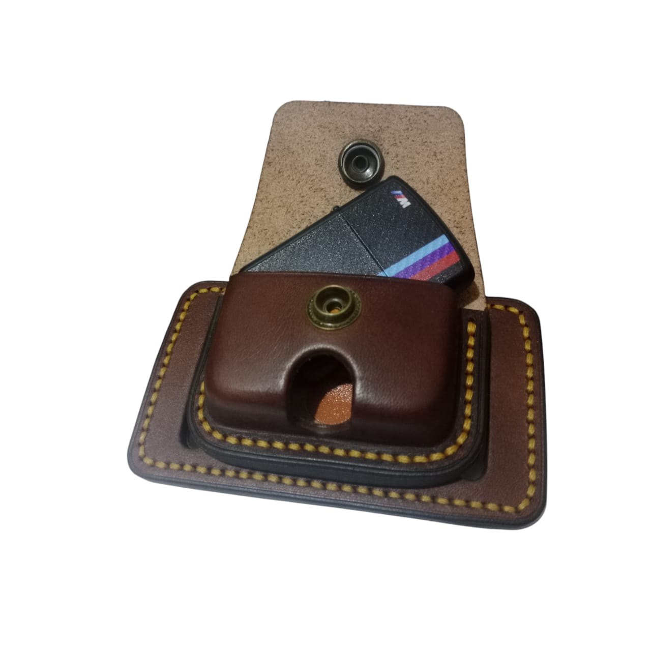 Leather Zippo Pouch - BOXALOTA