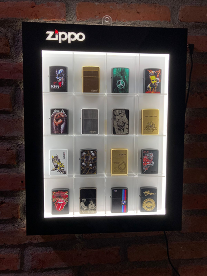 Zippo Display With Light - BOXALOTA