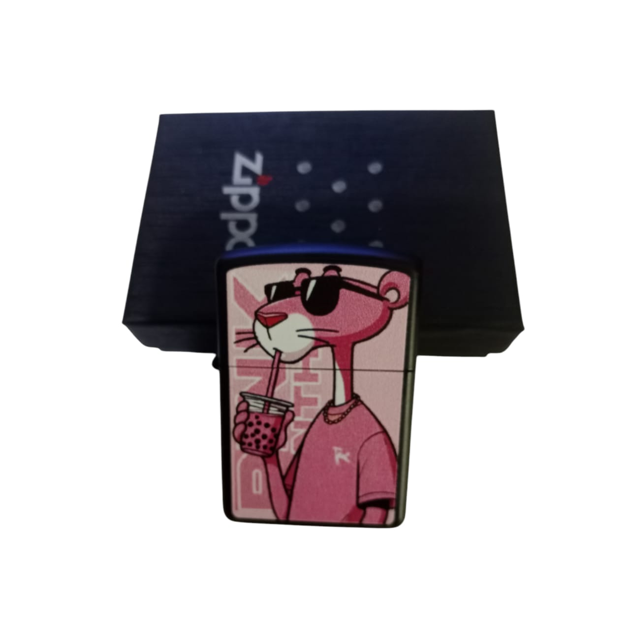 Zippo Pink Panther Lighter - BOXALOTA