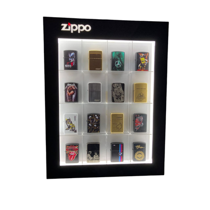 Zippo Display With Light - BOXALOTA